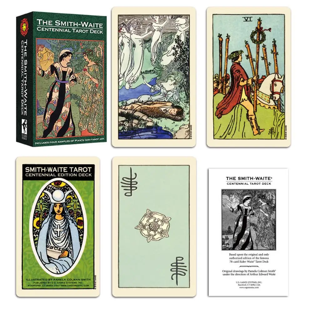 

New Tarot Cards Oracles Deck Mysterious Divination The Rider Tarot Deck For Women Girls Cards Game Board Game Collectible Card