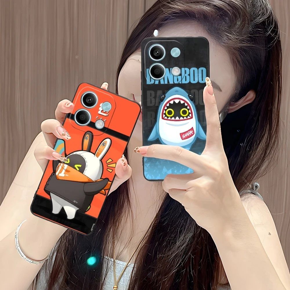 Zenless Zone Zero Bangboo Mobile Phone Case for Xiaomi POCO M6 M5 M4 M3 X6 X5 X4 X3 F6 F5 F4 F3 F2 C40 Pro GT 5G Black Cover