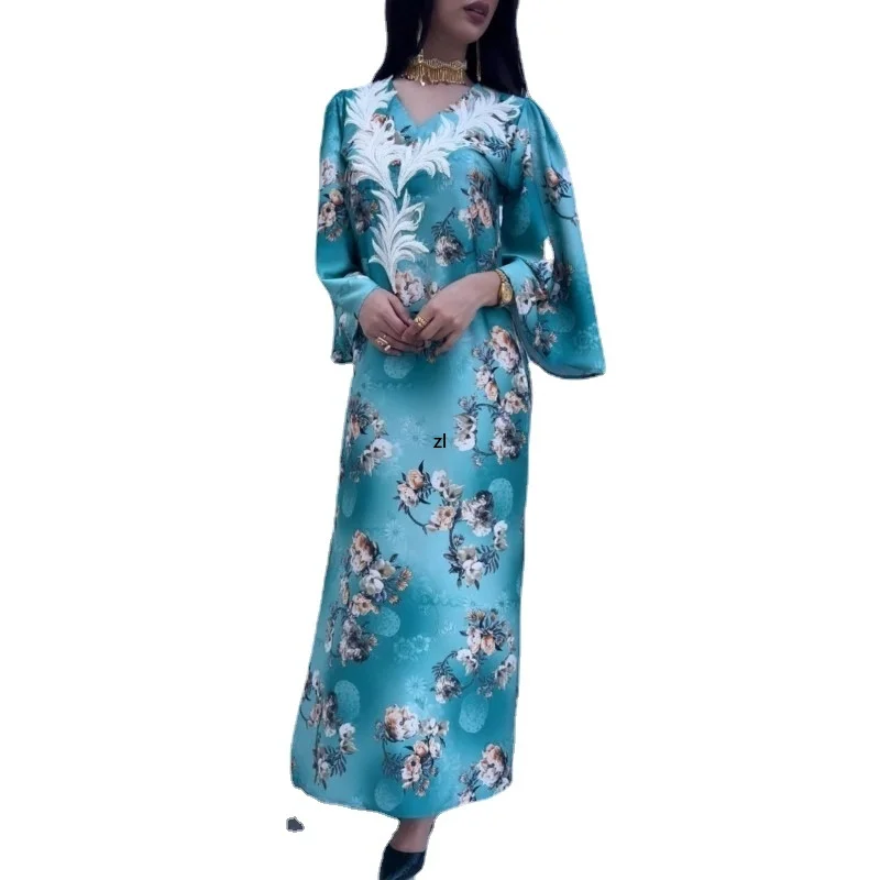 

Женское длинное платье, длинное платье в Пакистане, Турции, мусульманском стиле