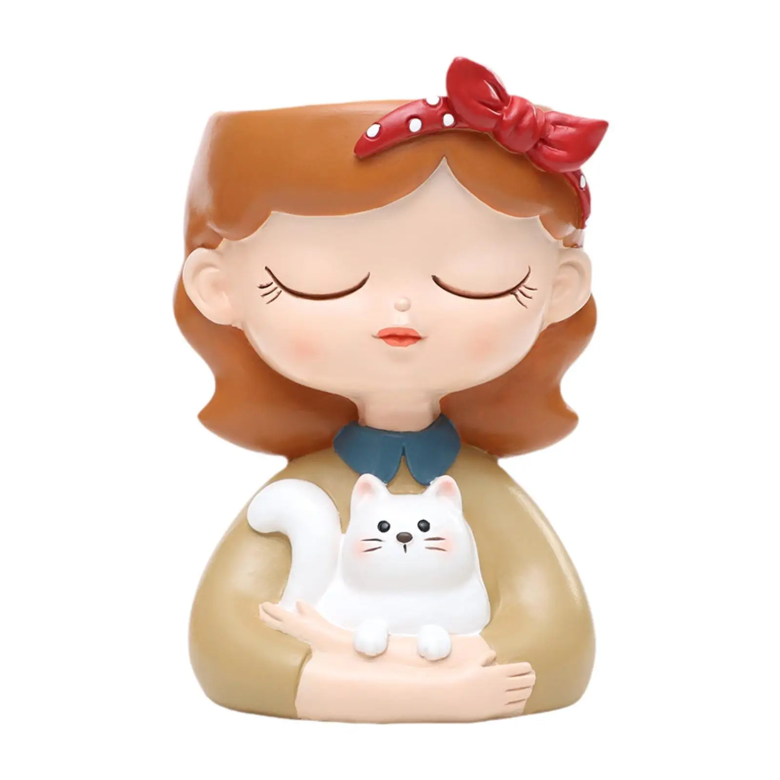 

Цветочный горшок Kesoto в виде головы феи из резины