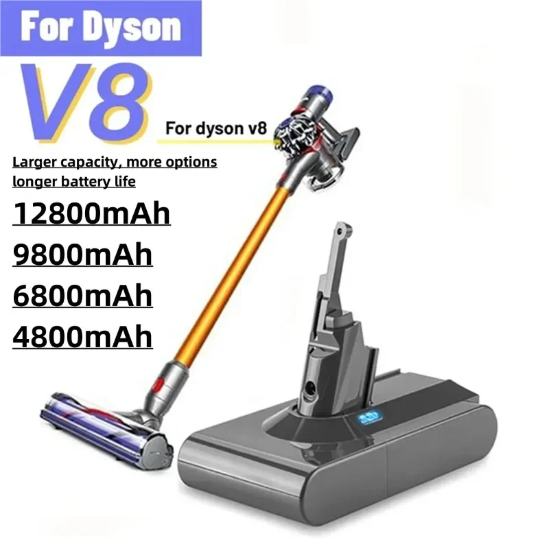 Dyson V8 Absolute Cord Free Сменный аккумулятор для пылесоса ручного 21 6 В 12800 мАч 100% новый