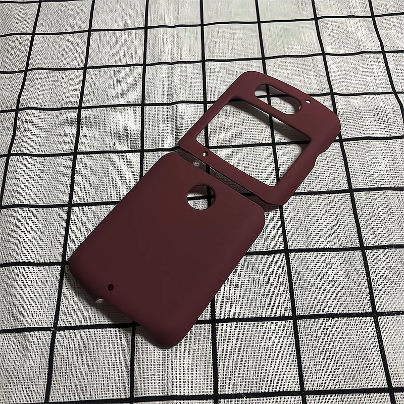 Фото Чехол для Motorola Moto Razr 2022, Razr3, Razr2, яркий матовый жесткий чехол из поликарбоната, полная защита, противоскользящий чехол, Складной флип-чехол, Ч... №4
