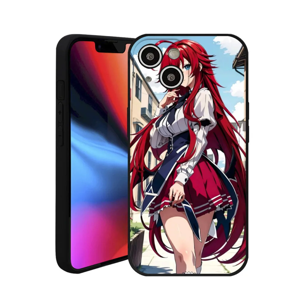 Чехол для телефона iPhone 15 Pro Max Plus мягкий силиконовый чехол Demon High School DxD Liyas