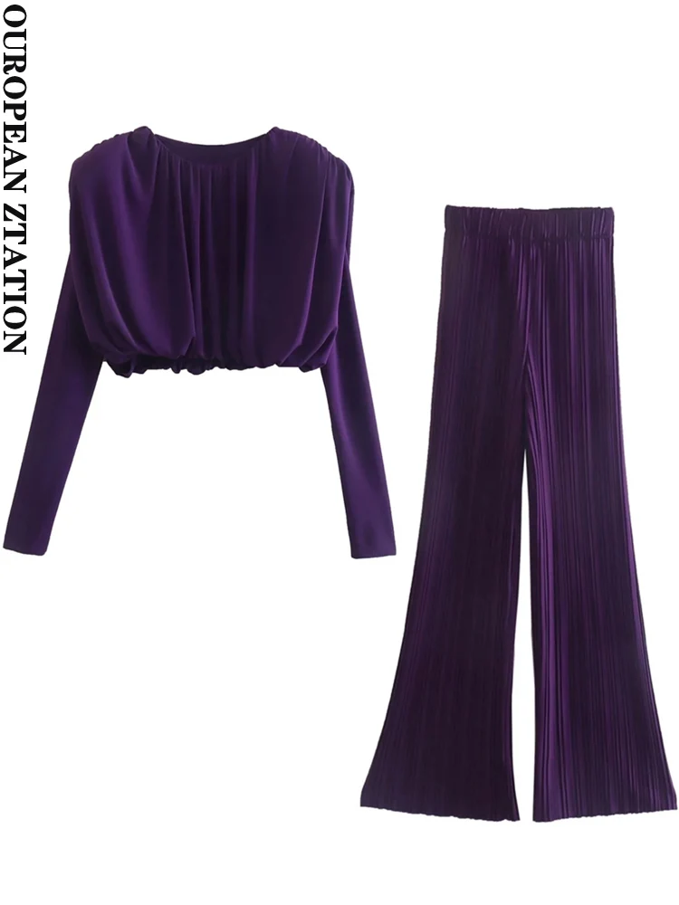 

PAILETE Women 2022 мода с плечевой подушкой складки короткие куртки или пояс эластичный пояс складки