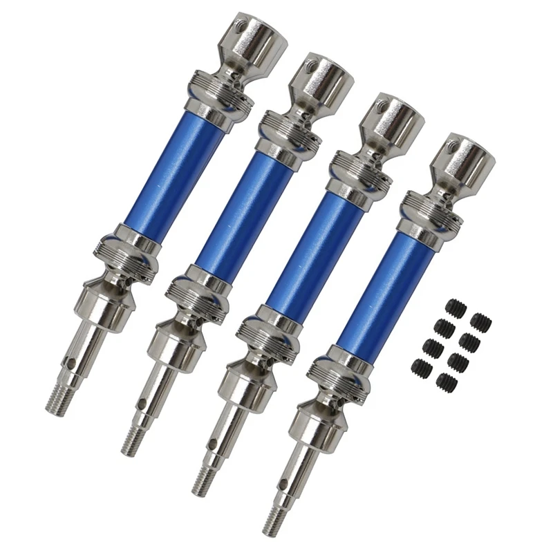 

HOT-Metal Front And Rear Drive Shaft CVD For Arrma 1/8 Infraction 4X4 MEGA 1/8 Vendetta 4X4 3S BLX RC Car Upgrade Parts