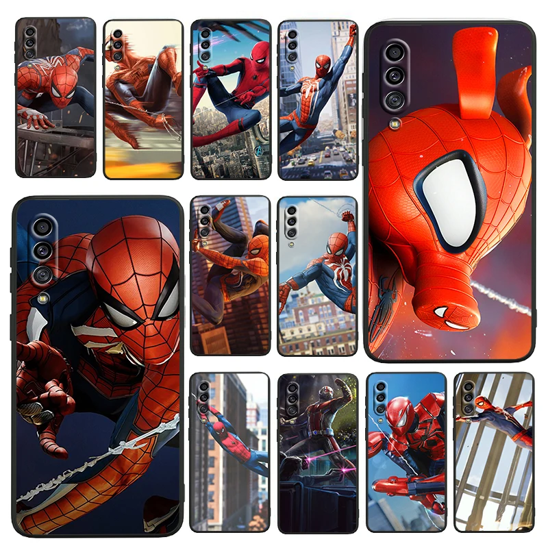 

Marvel Spiderman Anime For Samsung Galaxy A73 A72 A71 A70 A53 A52 A51 A50 A42 A41 A40 A33 A32 A31 A30 A30S 5 4G Black Phone Case