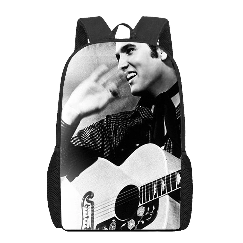 Elvis Presley 3D Print Backpacks For Girls Boys Children School Bags Orthopedic Backpack Kids Book Bag Knapsack