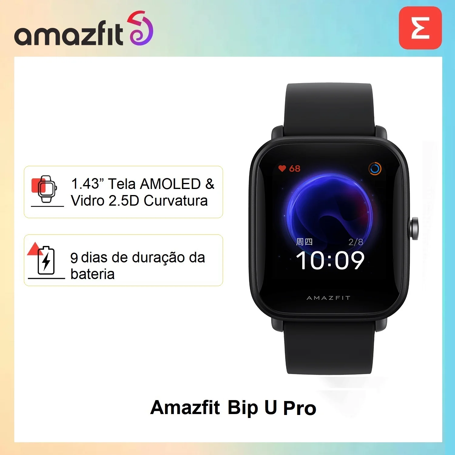 

Amazfit Bip U Pro GPS Smartwatch Color Screen 5 ATM Water-resistance 60+ Sports Mode Smart Watch For Android iPhone