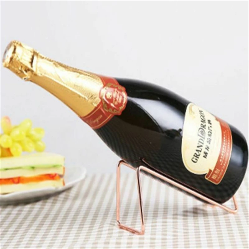 Настольная подставка для винных бутылок стеллаж из нержавеющей стали хранения