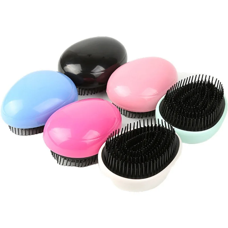 

1PC Tangle Egg Shape Hairbrush Salon Hair Care Comb Anti Static Styling Tools Massage Hair Brushes Detangling Comb Travel
