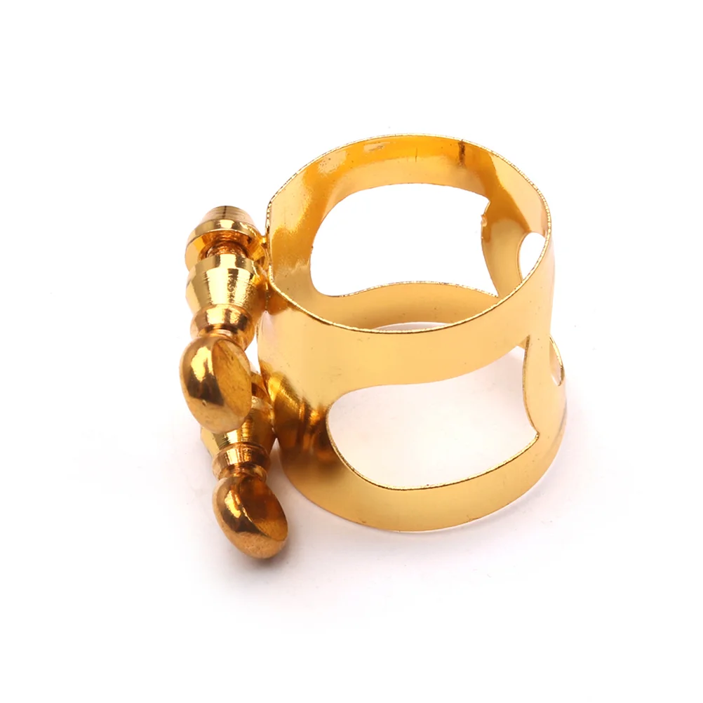 

Metal Double Threaded Eb Alto Saxophone Mouthpiece Ligature Fastener (Golden)