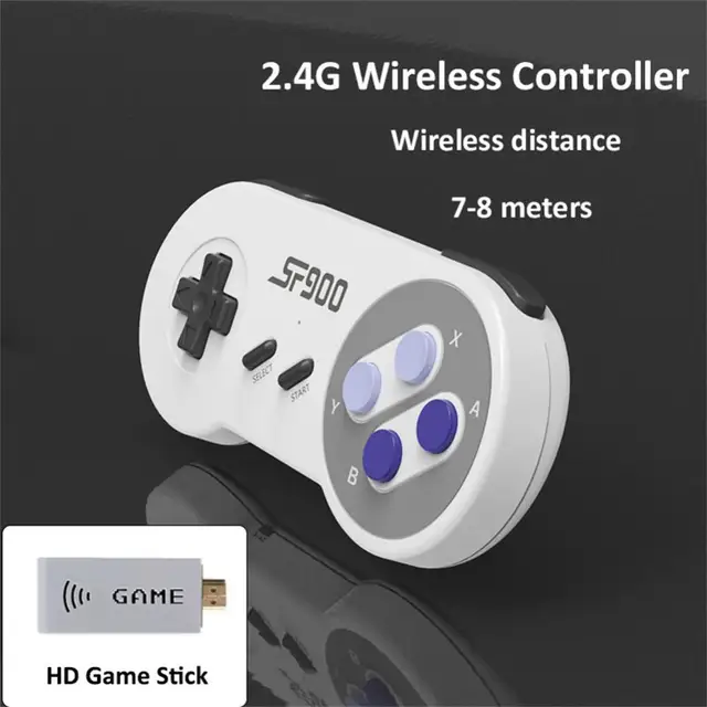 16-bit Wireless Dendy Retro TV Game Console For Super Nintendo SNES NES 926 Game Stick Console 4k Wireless Controller For SFC 2