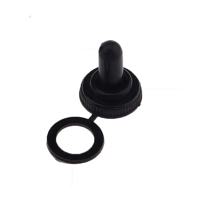 E-TEN1021 Тумблер 2 клеммы ВКЛ-ВЫКЛ-ВКЛ 2 положения 2-контактные переключатели 220 В 15 А переменного тока с водонепроницаемыми колпачками переключателей 12 мм