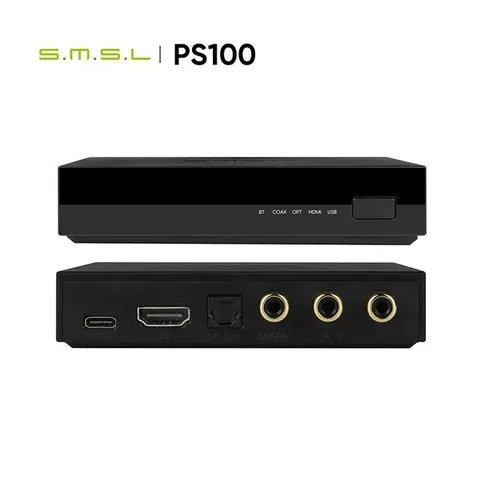 Многофункциональный аудиоконвертер SMSL PS100, преобразователь ЦАП HDMI ES9023 для музыки дома и автомобиля