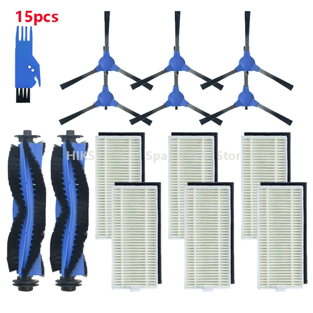 

Роликовая щетка, фильтр предварительной очистки, детали боковой щетки для Eufy Robovac 11S 35C 15C 25C 30C, аксессуары для робота-пылесоса, крышка щетки для колес