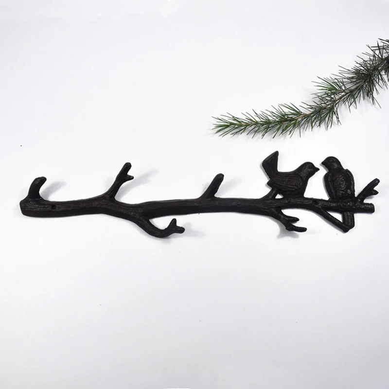 

Cast Iron Birds On Branch Hanger Decoration Cast Iron Wall Hook Hanger Ideal Gifts For Housewarming