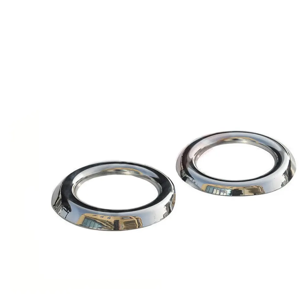 

Ford Transit Front Fog Light Surrounds (2014 2022) -2 Pcs. -- St. Steel - VAN