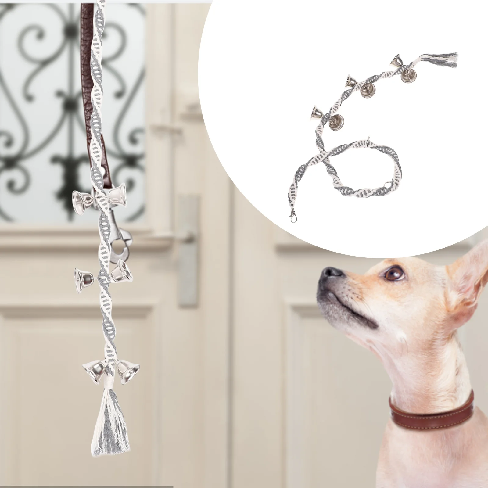 

Outside Door Woven Dog Doorbell Dog Doorbell for Puppy Home