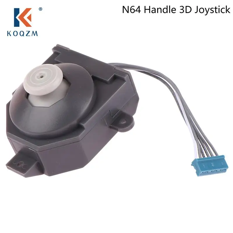 

3D Joystick Replacement Compatible with N64 Controller Analog Thumb Stick Controller Thumbstick Repair Part