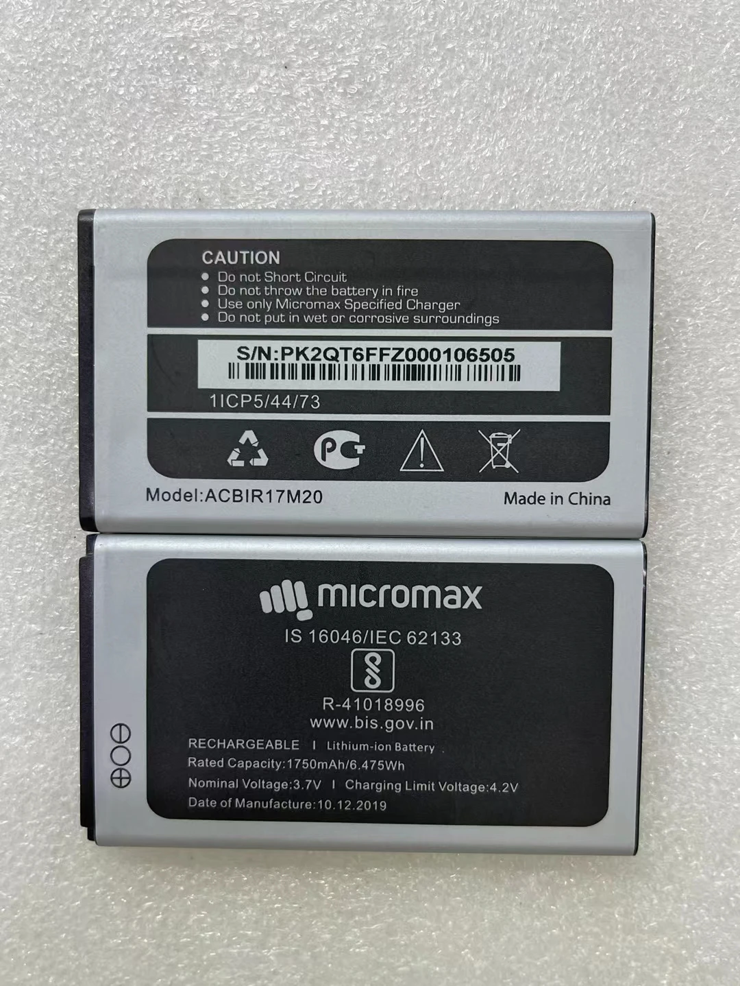 

Новый высококачественный 1750mAh Micromax ACBIR17M20 запасная батарея для мобильного телефона