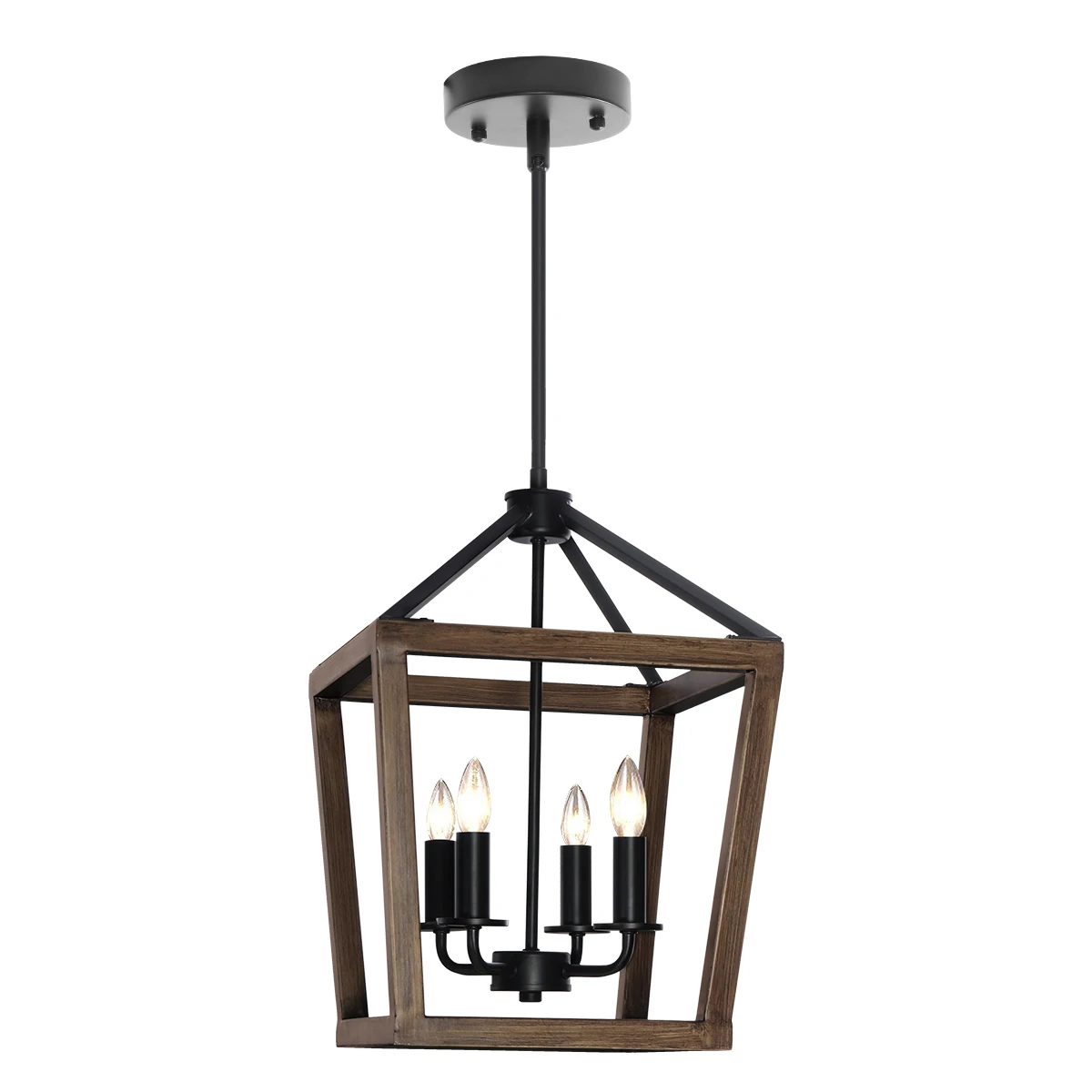 

4-Light Rustic Metal Pendant Lighting Industrial Ceiling Lamp Hanging Chandelier Home Decor E12 Home Living Lighting