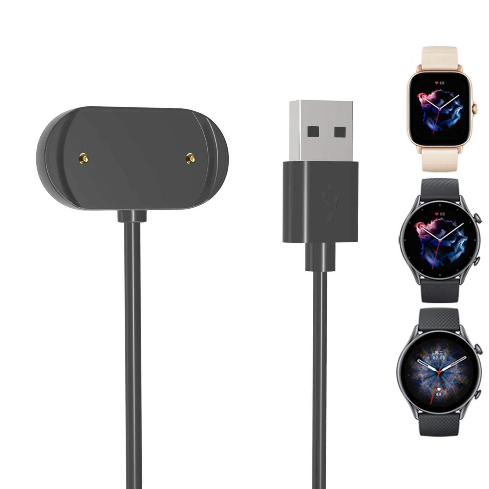 

Зарядный кабель для смарт-часов для Amazfit GTR 3 Pro GTS 3 A2036 A2039 A215