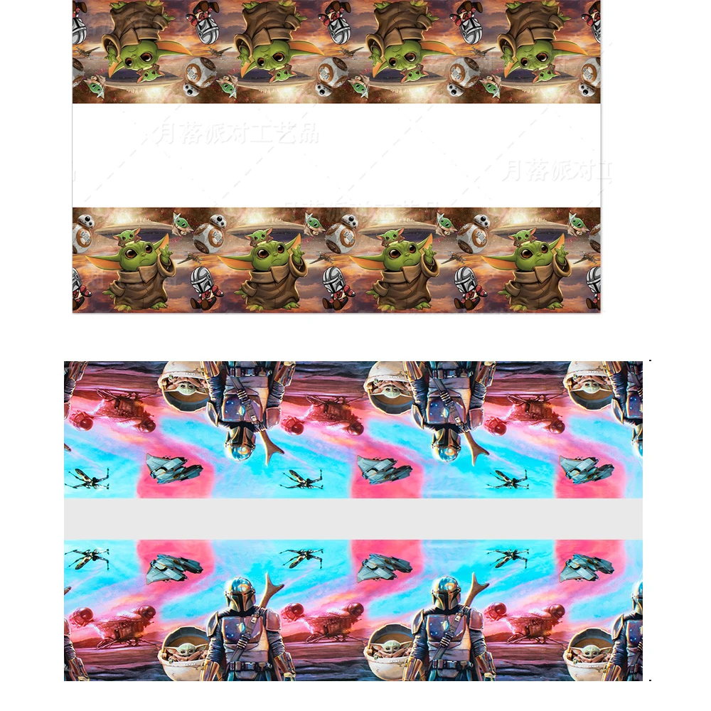 1 шт./лот чехол для стола с днем рождения украшения детского душа тема Йоды