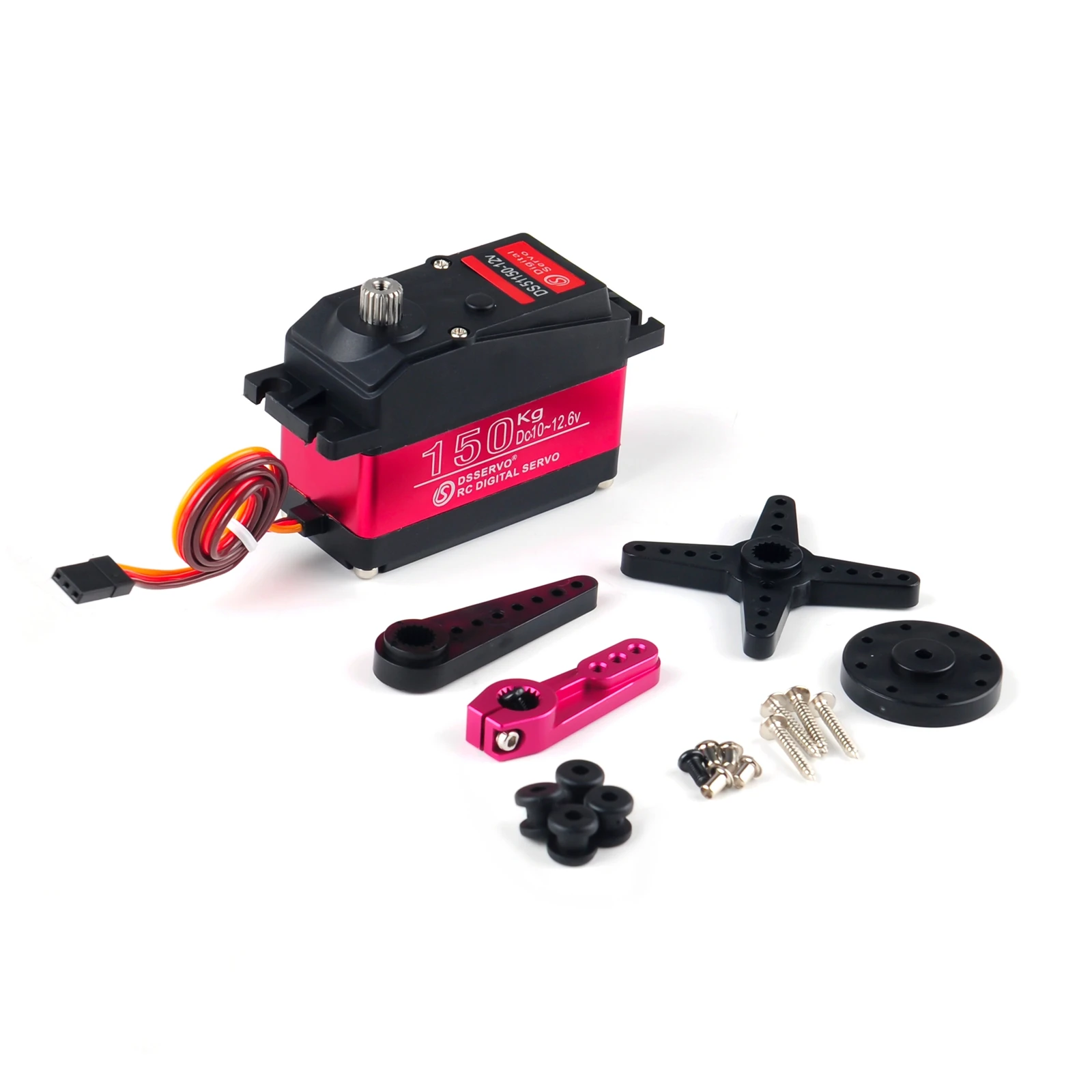 Цифровой Металлический Роботизированный сервопривод 150 кг 12 В DS51150 180/270 градусов