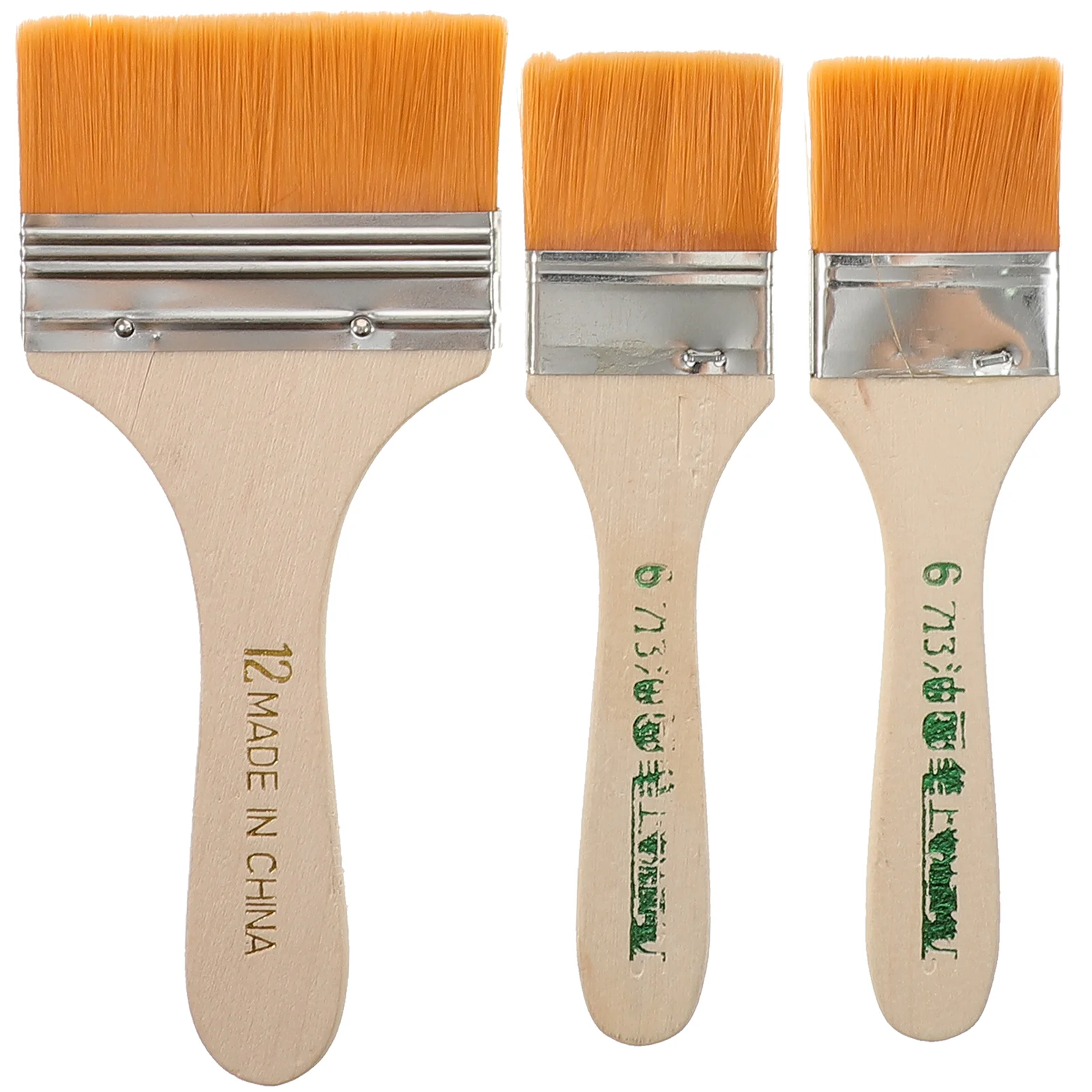 

Brushbrushes Stencil Painting Watercolorwooden Chip Trim Oil Wallfurniture Practicing