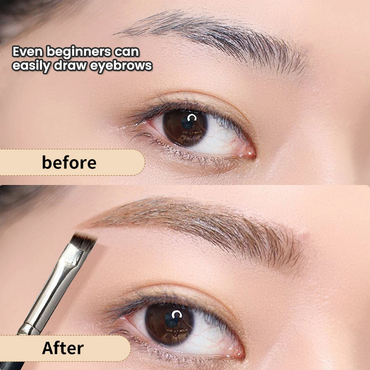 IMAGIC кисть для подводки глаз тонкая подводка наклонная плоская угловая нанесения