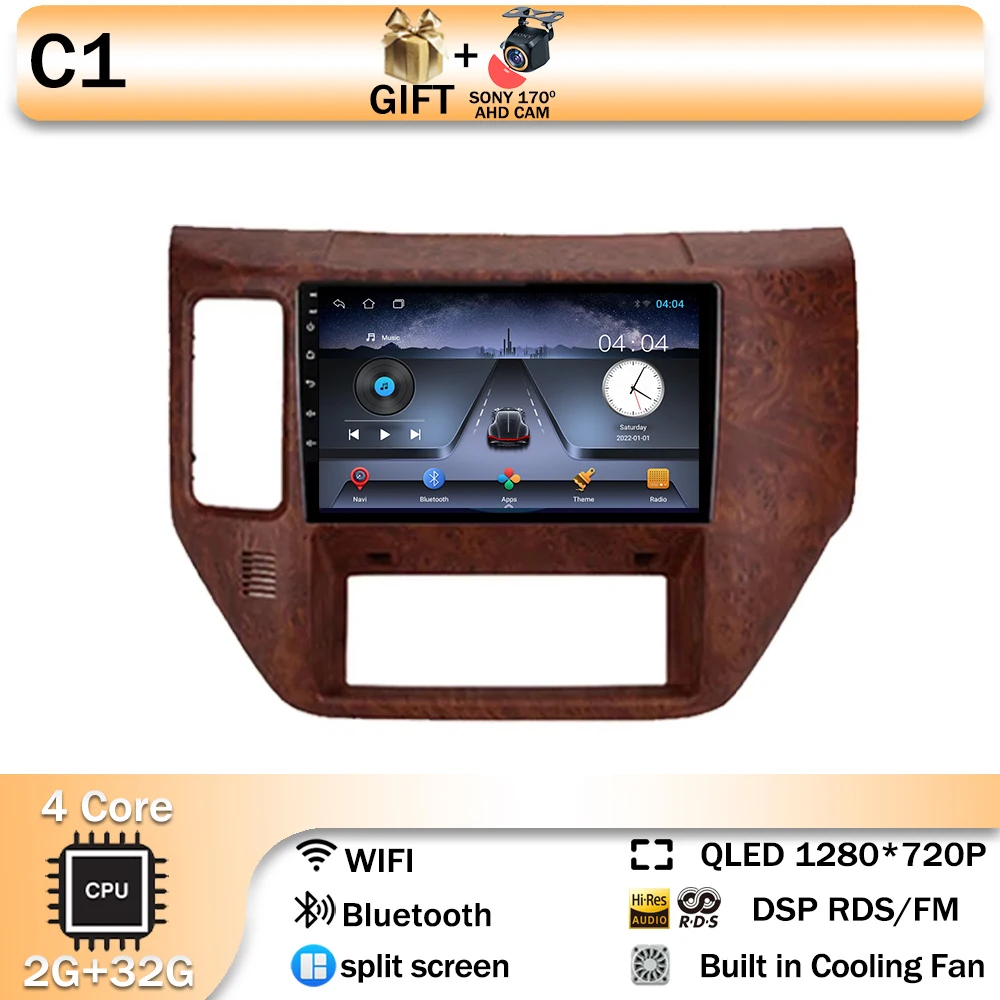 

Android 14 для Nissan Patrol V 5 Y61 LHD RHD 2004-2021 Автомобильный радиоприемник Стерео Мультимедийный видеоплеер GPS-навигация Беспроводной Carplay