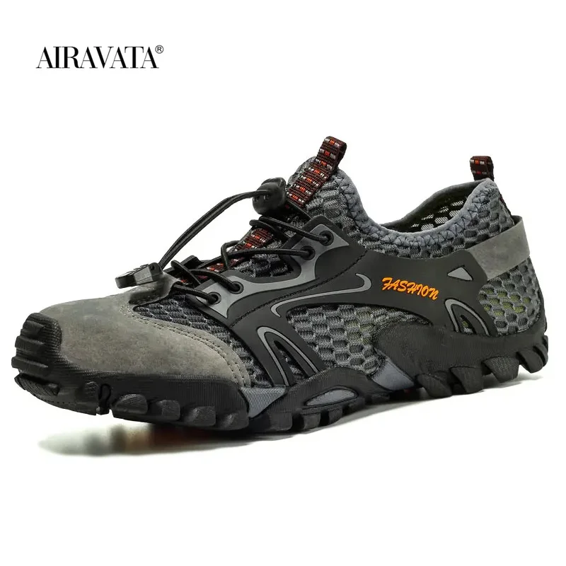 

Men Hiking Shoes Mesh Quick-dry Non-slip Climbing Shoes Male Sneakers Outdoo Travel Cycling Fishing Water Shoes Large Size 50