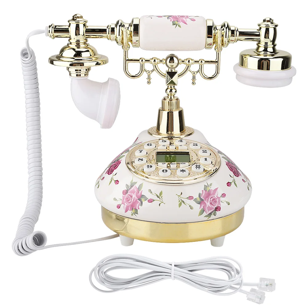 

MS-9101 Vintage Retro Imitation Antique Telephone for Home Office Use