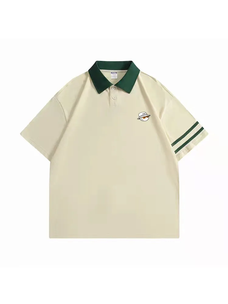 Golf Apparel Men's 2023 Summer New Golf Cotton Short Sleeve T-shirt Men's Business POLO Moisture wicking T-shirt