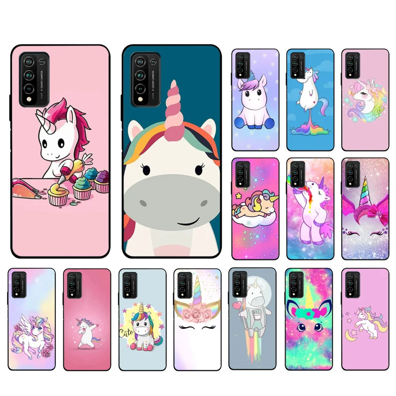 

Unicorn Phone Case For Huawei Honor 50 30 Pro 10X Lite 20 7A 7C 8X 9X Pro 9A 8A 8S 9S 10i 20S 20lite