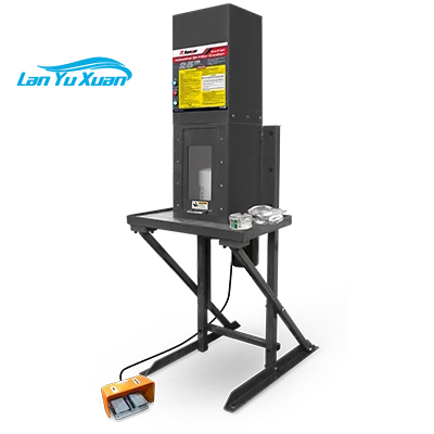 

Oil filter element crusher