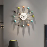 Unique British Wall Clock Nordic Light Luxury Simple Decoration Design Digital Clock Modern Creative Wall Clock Home Accessories