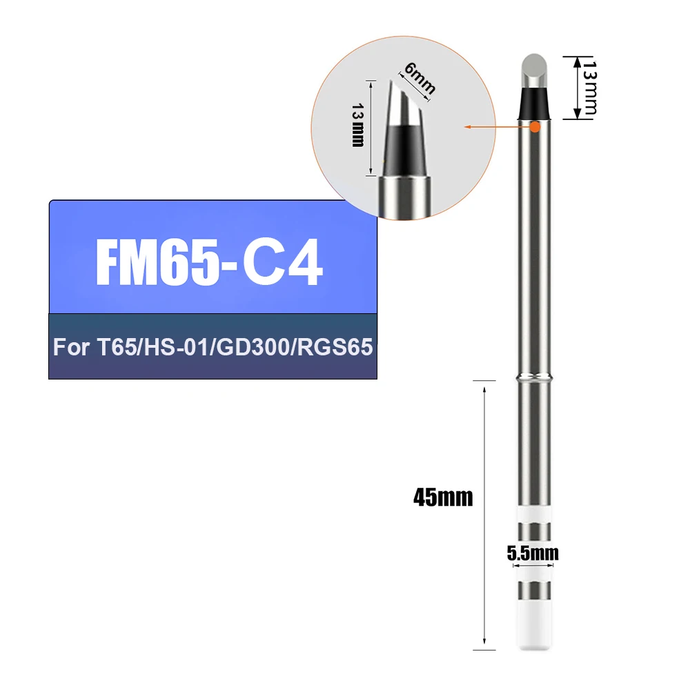 

Сварочные наконечники FMchip FM65 T65 черные 5,5-6 Ом