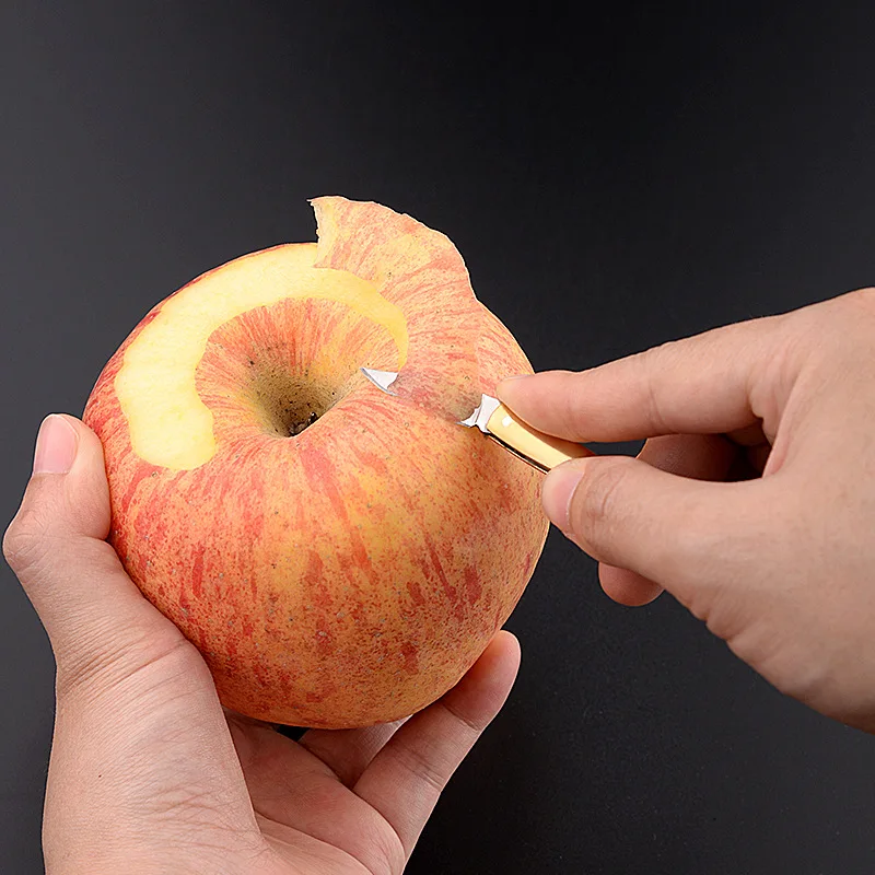 Mini Knife Folding Cleaver Blade Portable Pocket Fruit Cutter Brass Keychain Pendant Camping Defense Tactical Rescue Hunting |