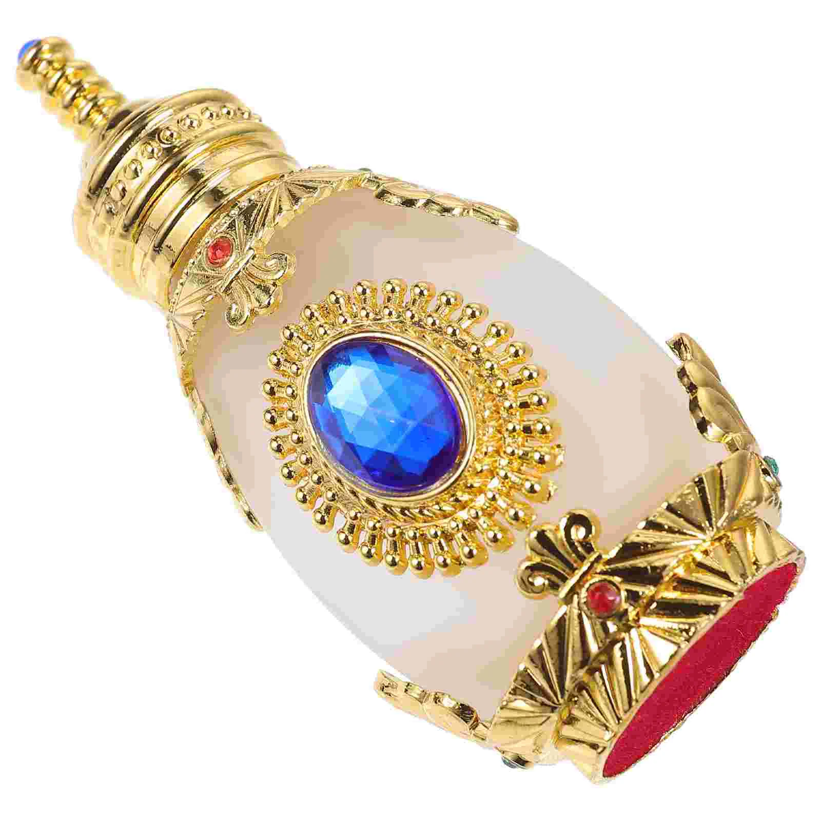 

Bottlebottles Glass Travel Crystal Refillable Empty Fragrance Egyptian Vintage Dubai Portable Oil Essential Mini Flower