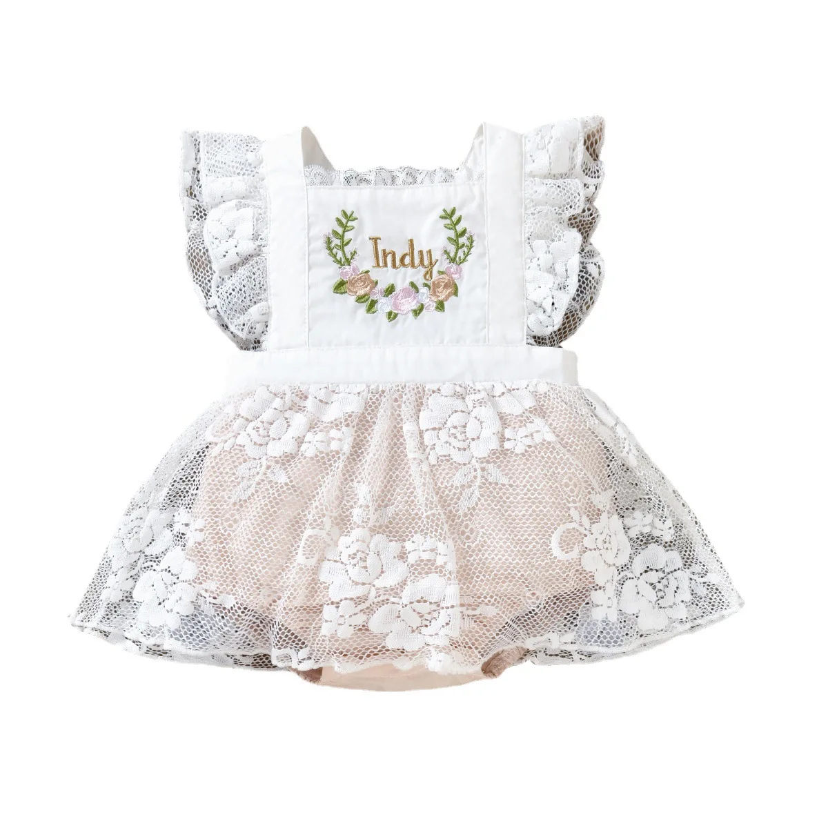 

Милый хлопковый комбинезон с короткими рукавами и цветочным принтом для новорожденных девочек; Детские комбинезоны