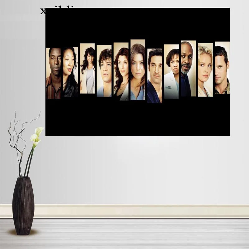 Телевизионные постеры с анатомией Грея настенный художественный декор картина