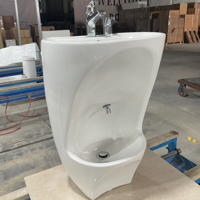Оптовая продажа мусульманский умывальник для ног Wudu керамический отдельно