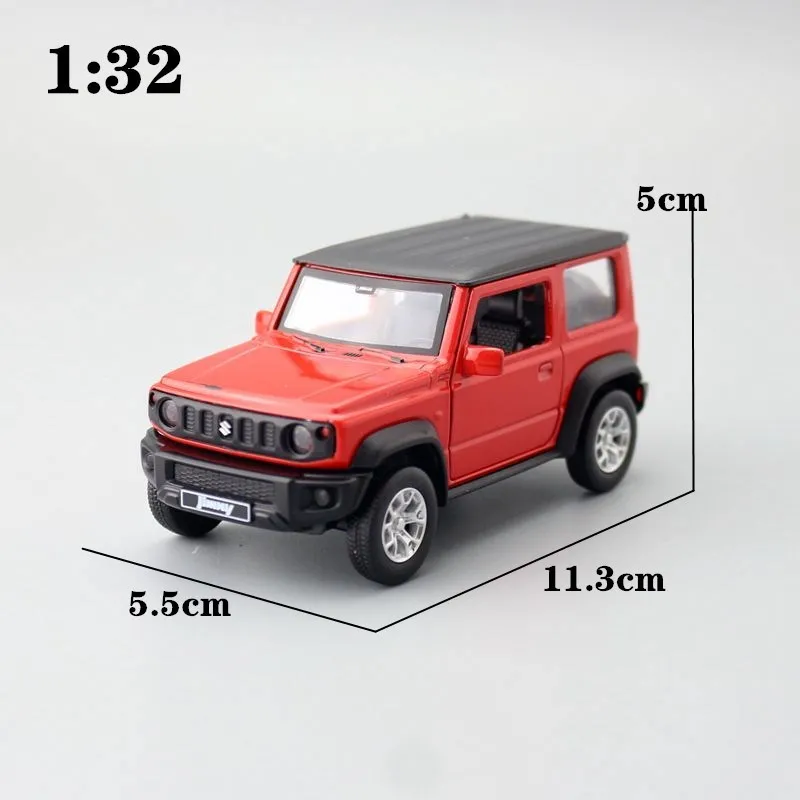 Масштаб 1:32 внедорожник Suzuki Jimny откидная литая модель автомобиля для коллекции