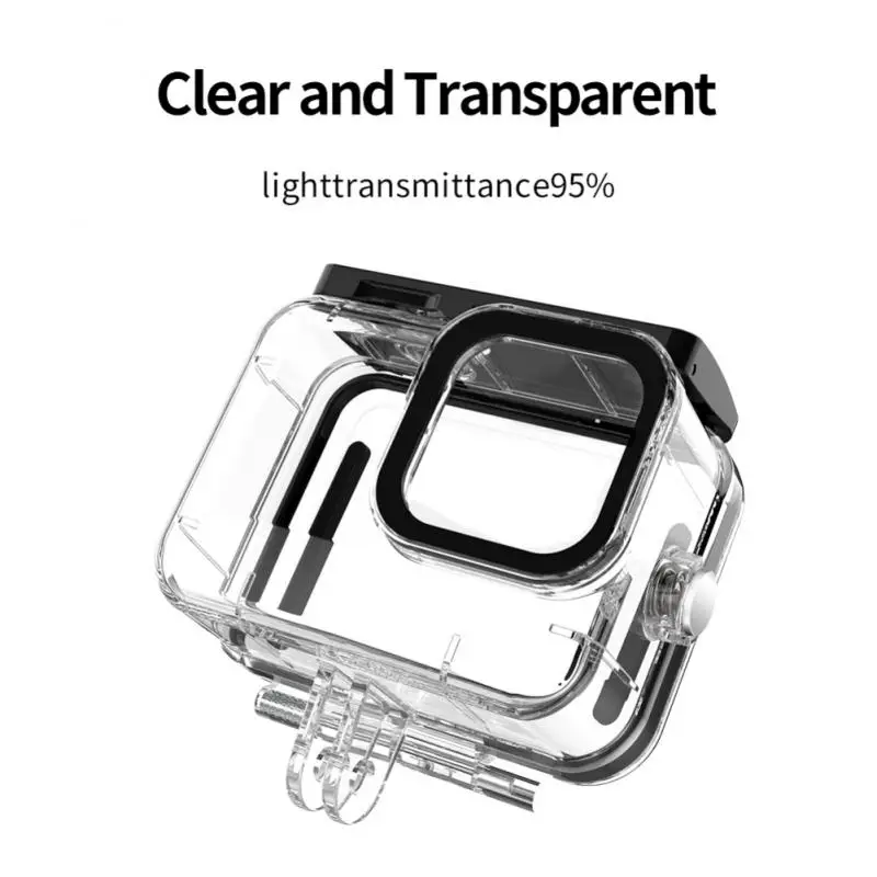 

60M Waterproof Case for GoPro Hero 9 Black Protective Diving Underwater Housing Shell Cover for Go Pro 9 Camera Accessory