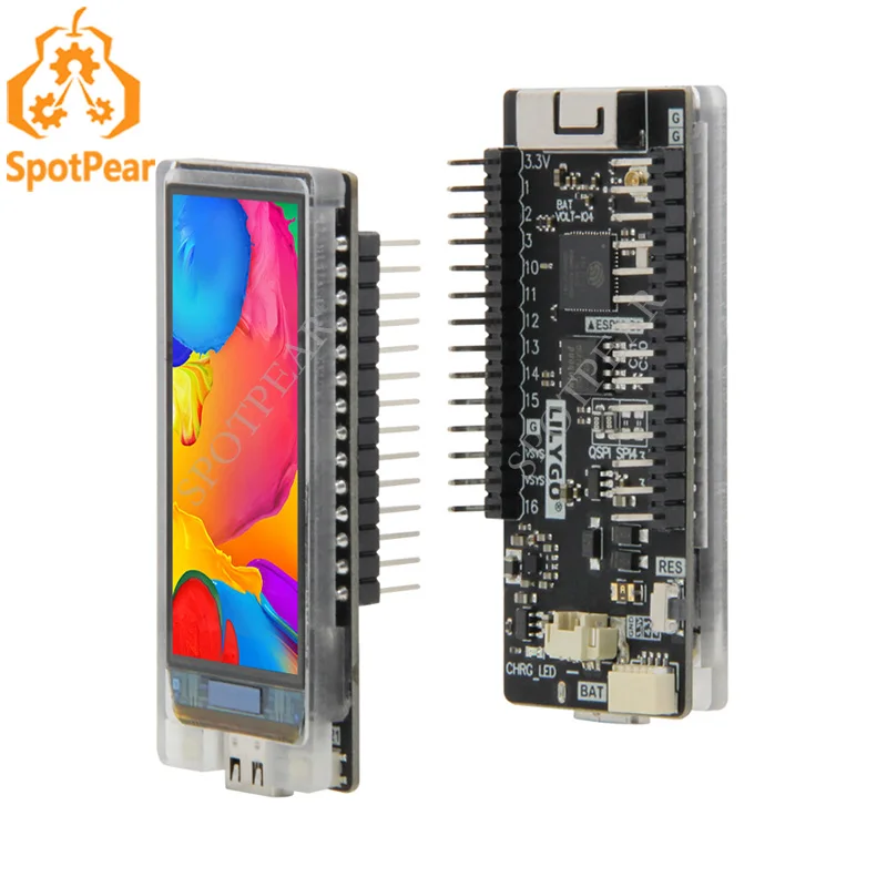 

ESP32-S3 макетная плата 1,91 дюймовый AMOLED дисплей модуль