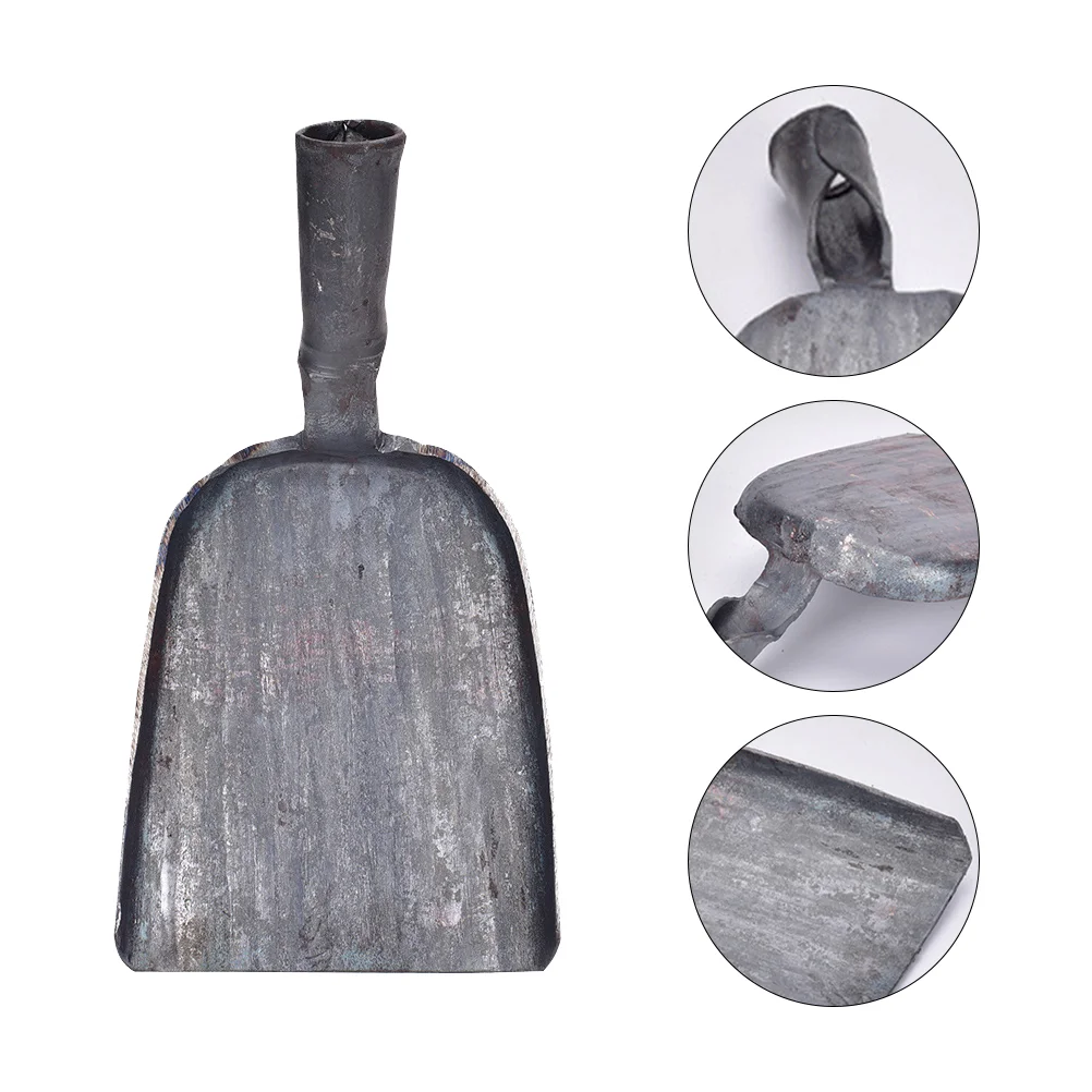 

BBQ Charcoal Ash Shovel Steel Scooping Coal Shovel Multi-functional Coal Ash Shovel for Kitchen Home Restaurant