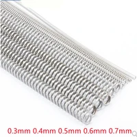 2 5pcslot 0 3mm 0 4mm 0 5mm 0 6mm 0 7m 304 stainless steel long spring y type compression spring outer dia 3 6mm length 300mm