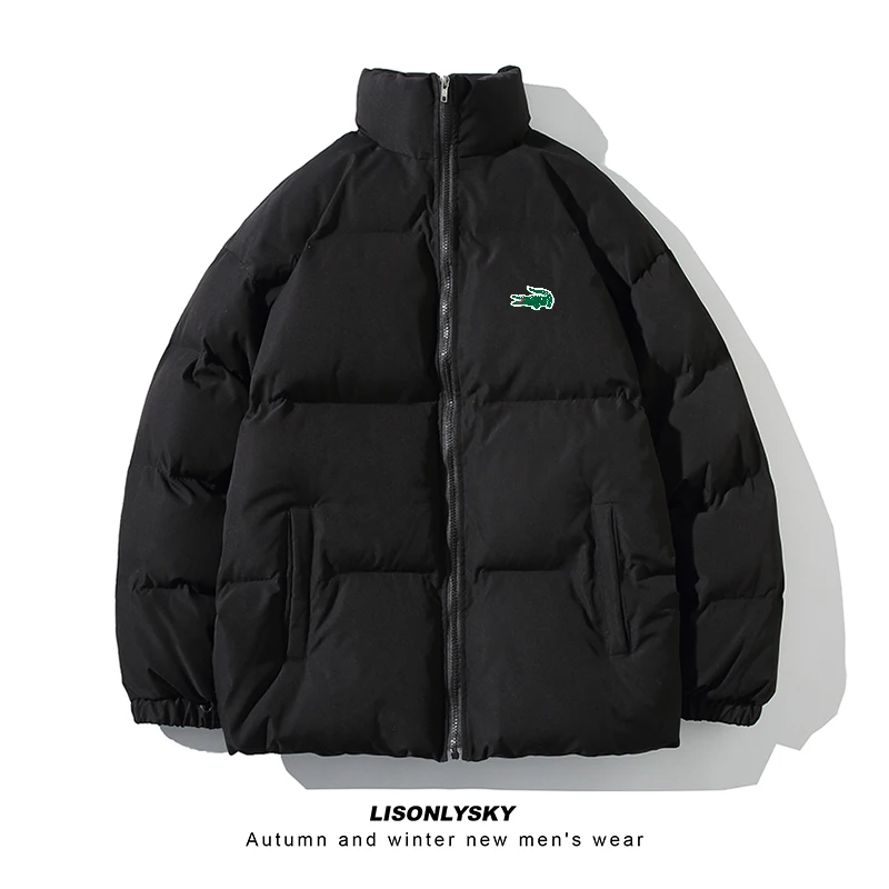 2022 winter Y2K basic men's and women's down jacket large cotton jacket warm polyester taffeta thickened jacket
