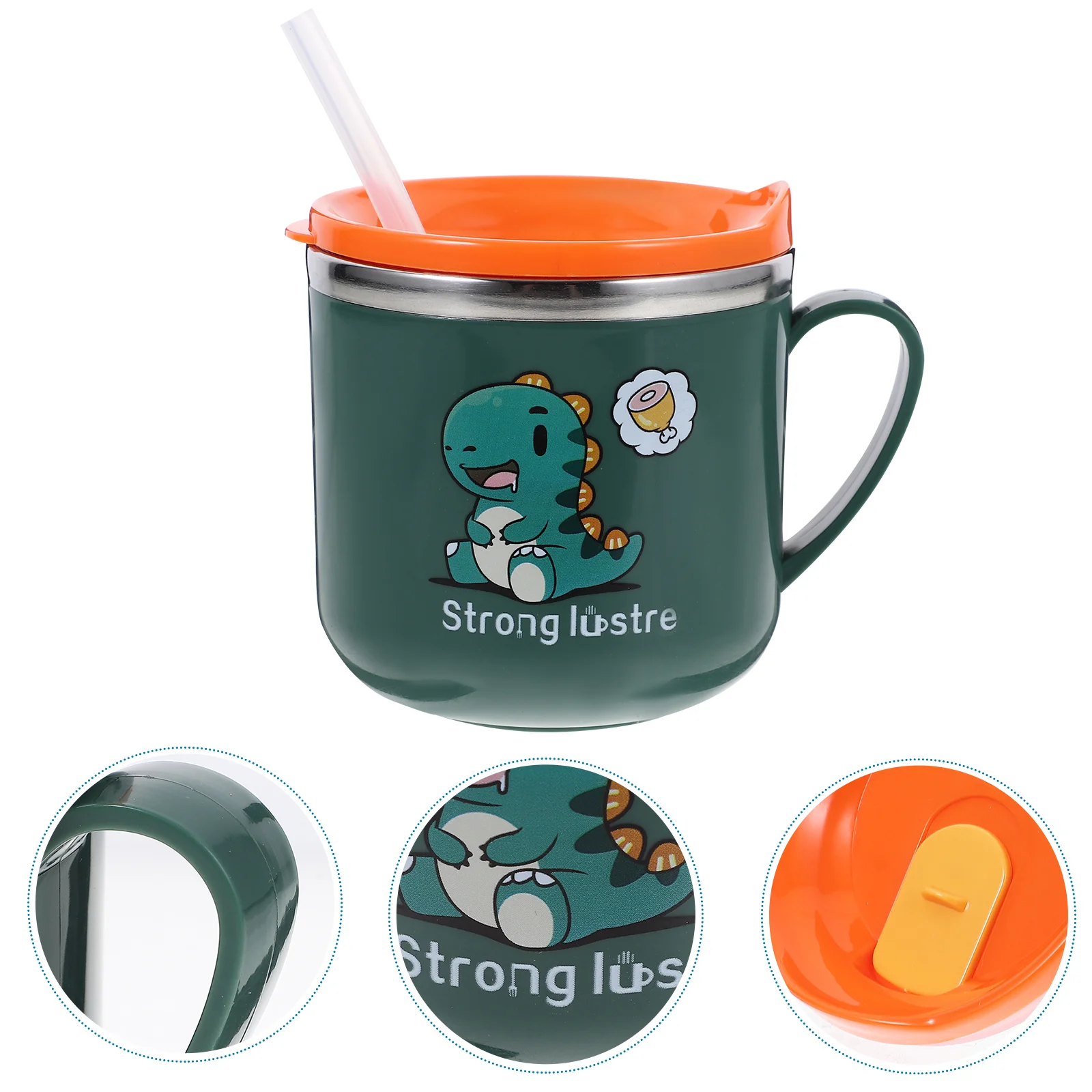 Чашка для питья детские силиконовые стаканы воды вкладыш из нержавеющей стали 316